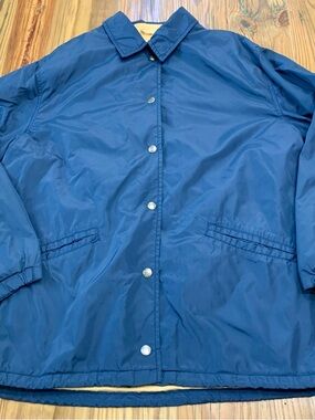 L.L. Bean Coach Jacket Women’s XL 1970s 1980s Chamois Lined Vintage Made In USA